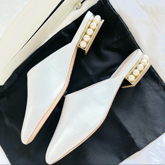 Nicholas Kirkwood Pearl White Mule size 39 - Picture 3 of 7